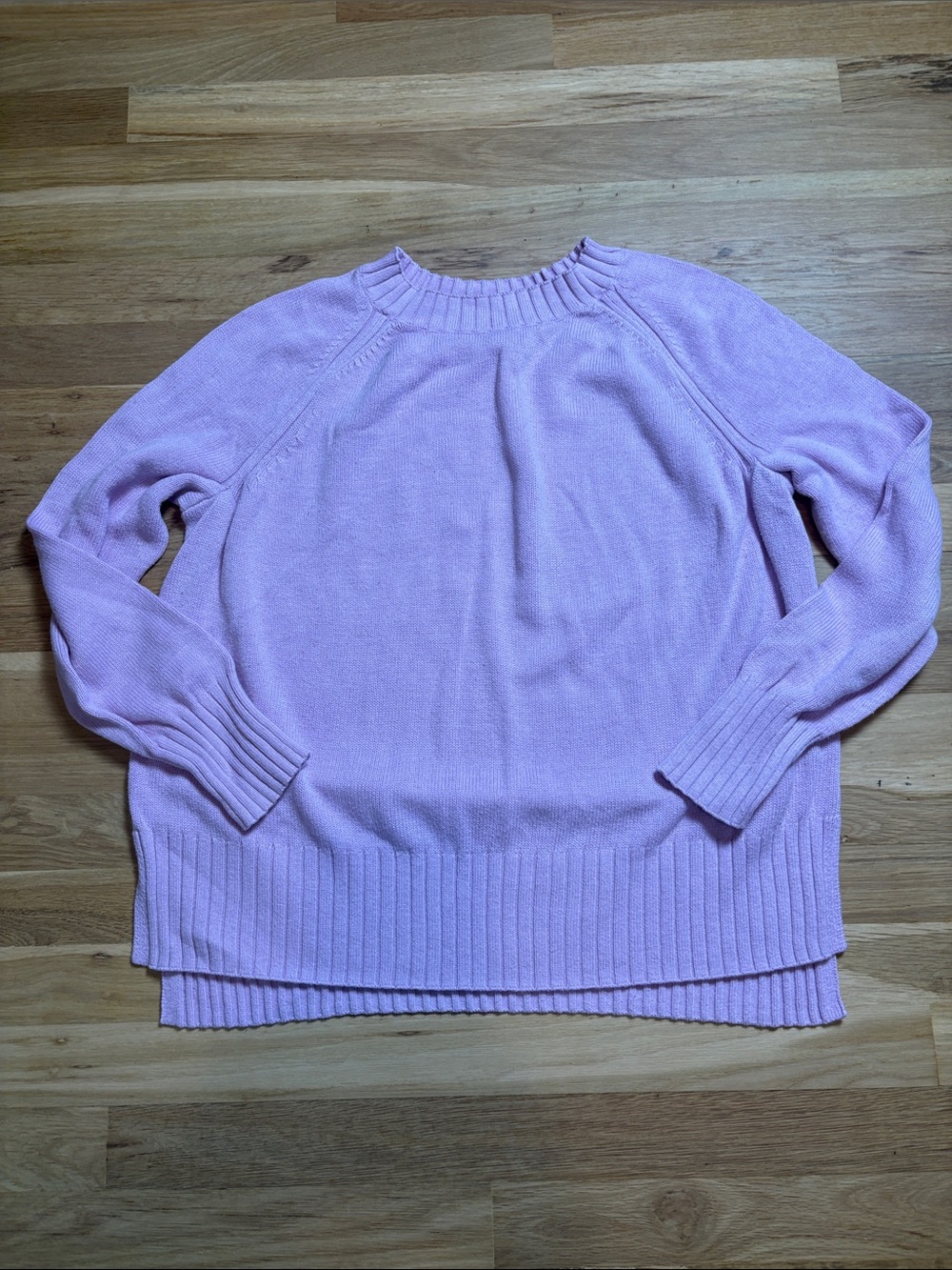 Old Navy Lilac Crewneck Sweater - Soft Ribbed Hem